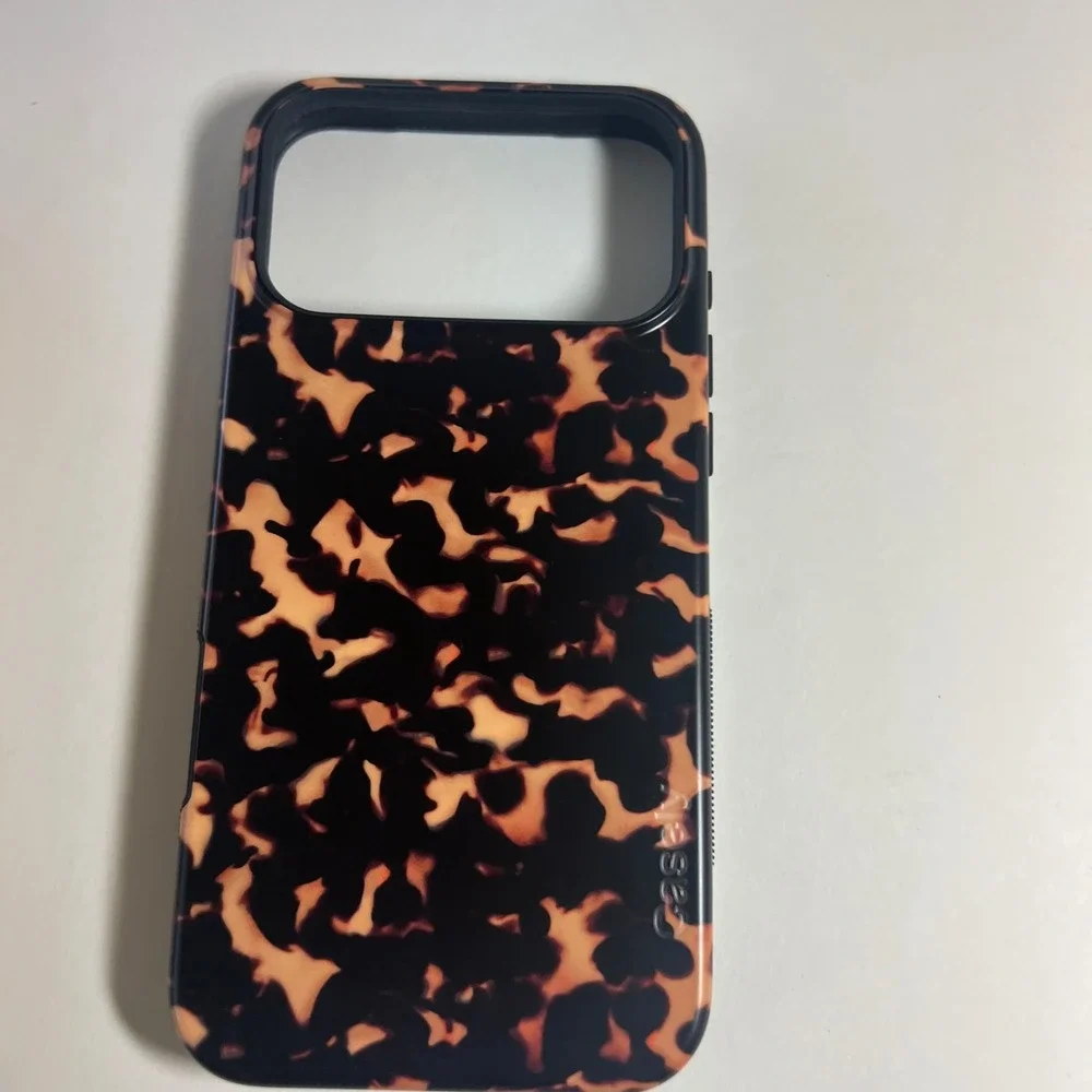 Casely Apple Iphone 17 Pro Max Bold Flex Shell Shock Tortoise Print Mag Safe New